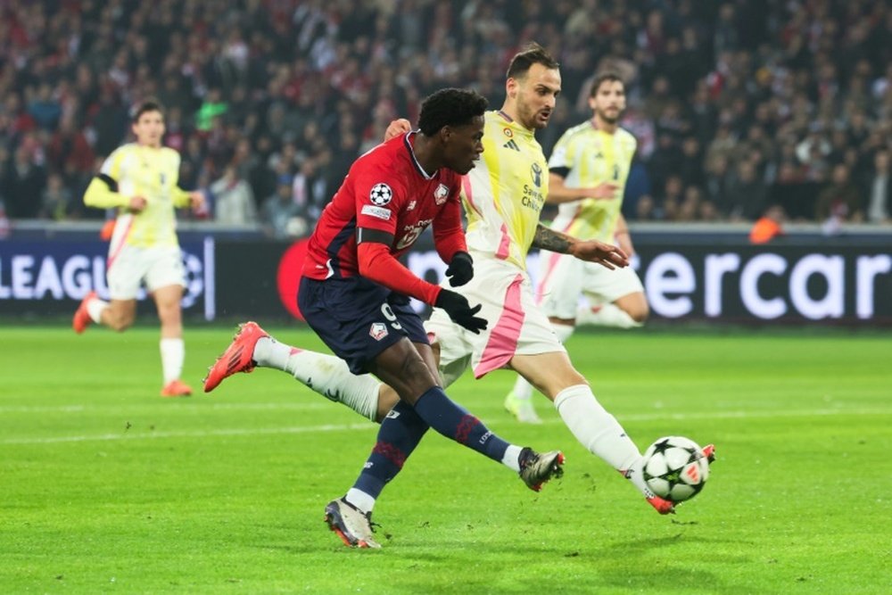 Juventus are level with Lille on seven points halfway through the league phase. AFP