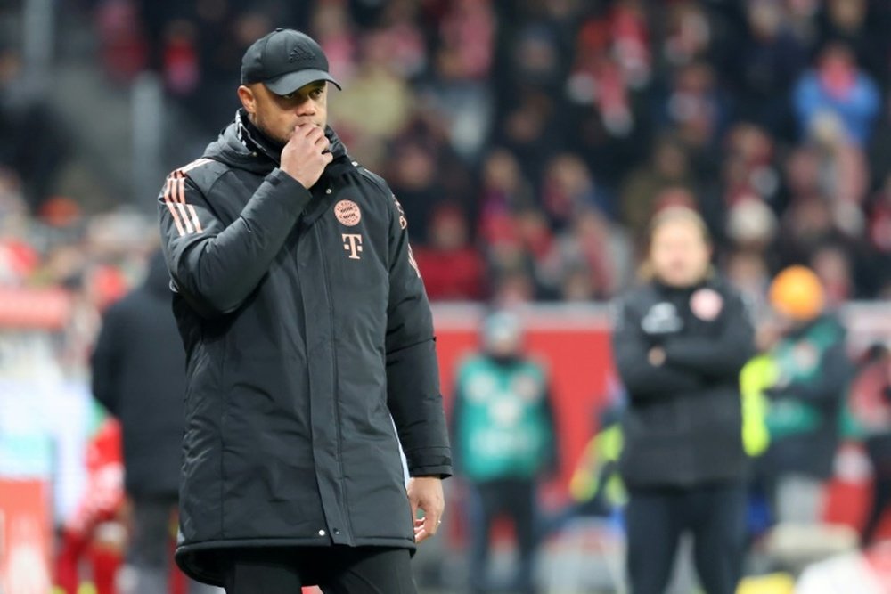Kompany lost his first league match in charge of the club. AFP
