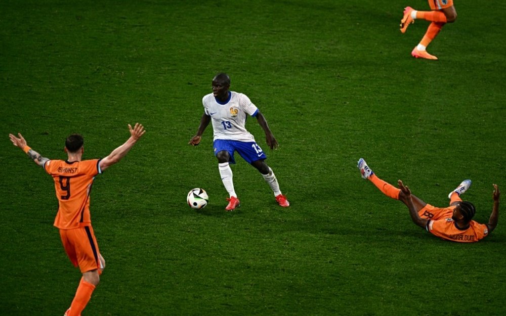 Kante has been named MOTM in both Frances opening two Euro 2024 games. AFP