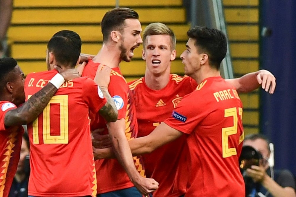 Fabian Ruiz opened the score and was then made man of the tournament. AFP