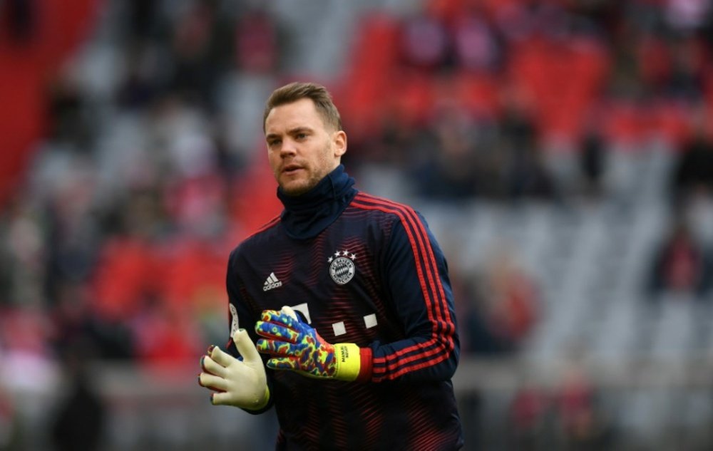 Neuer has suffered from various injury problems this season. AFP