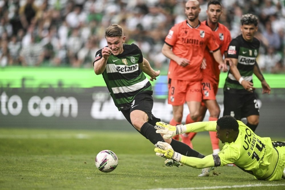 Gyokeres joined Arsenal after two fruitful years in the Portuguese capital. AFP