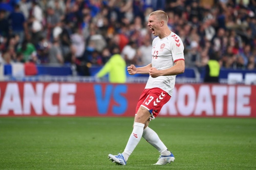 Leeds sign Rasmus Kristensen for 8.5 million euros. AFP