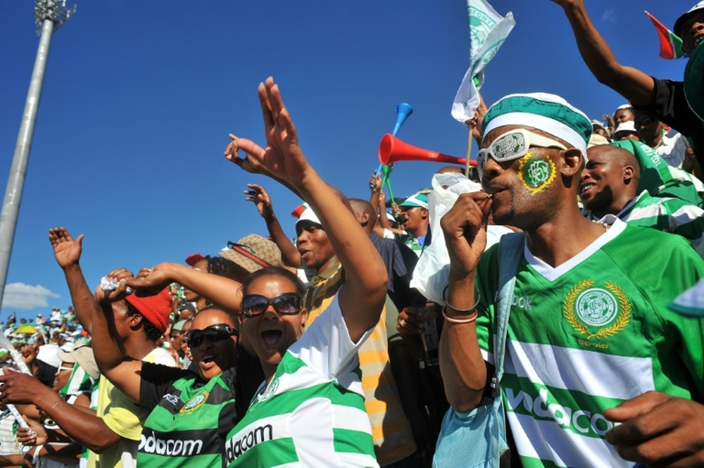 Mkhiza bought top-flight club Bloemfontein Celtic. AFP