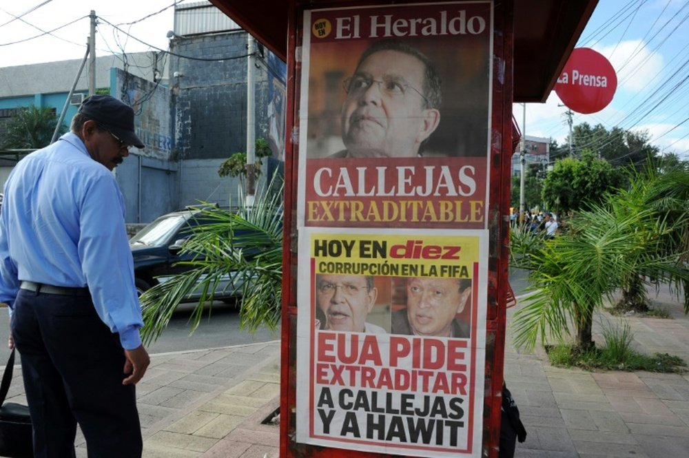 Fifagate: Ex-vice president Hawit allowed to return to Honduras. AFP