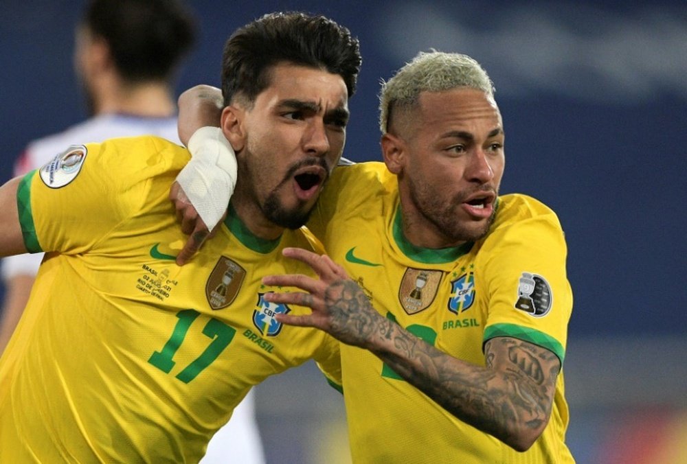 Brazil's Lucas Paqueta has dfended his teammate Neymar. AFP