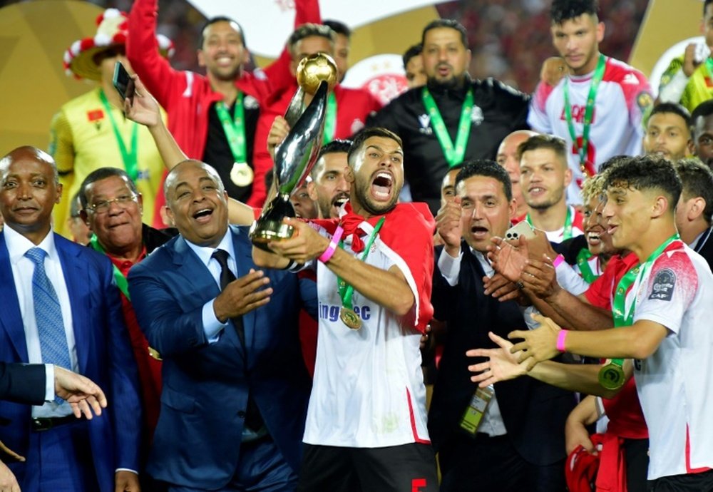 Wydad were crowned African champions a third time in May. AFP