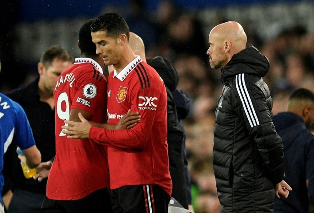 Ronaldo claims he is being forced out of Man Utd. AFP