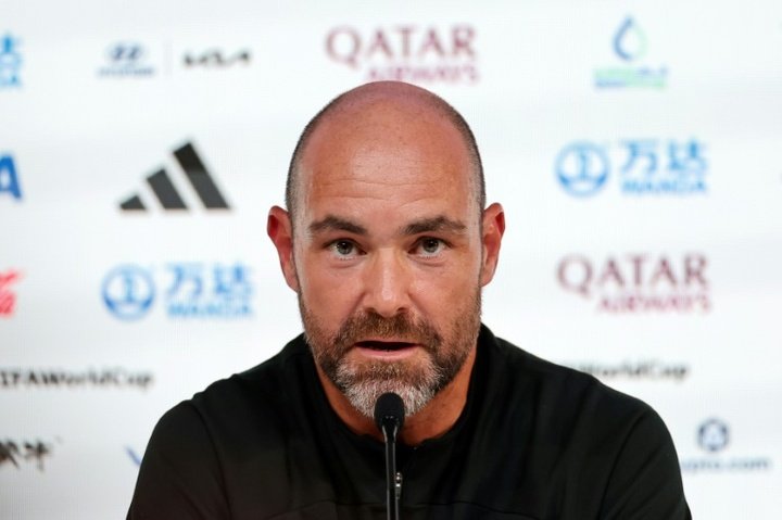 Qatar boss ahead of the tournament opener. AFP