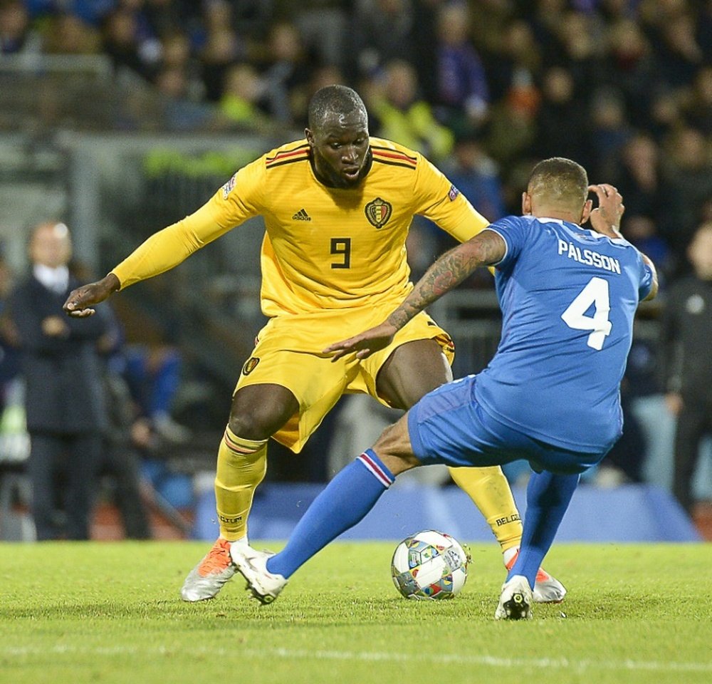Belgium and Romelu Lukaku have joined France on top of the FIFA rankings. AFP