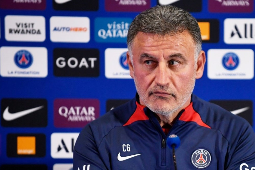 Galtier leaves Paris Saint-Germain after just one year in charge. AFP