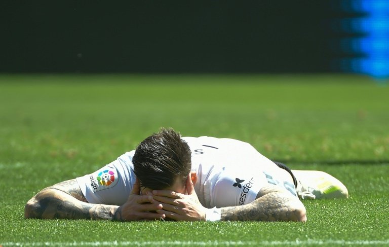 Valencia lost at home to Eibar on Sunday. AFP