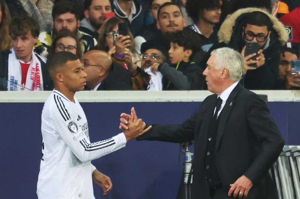 Ancelotti said criticism of his team was well deserved after losing to Lille. AFP