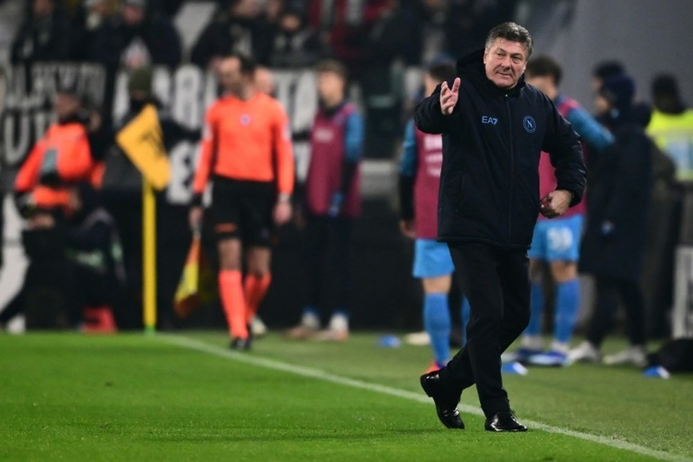 Mazzarri became the second man to be sent packing at Napoli this season. AFP