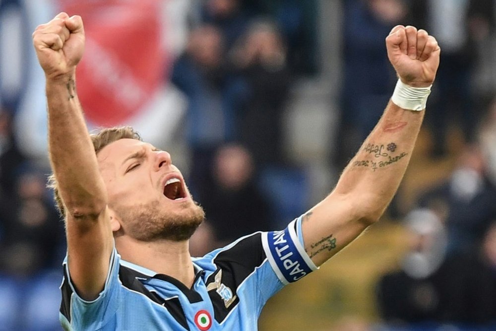 Lazio won 5-1. AFP