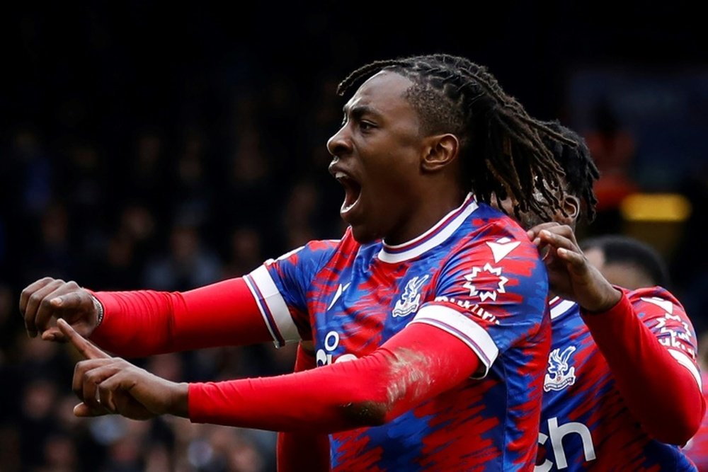 Crystal Palace's Eberechi Eze has been called up by England. AFP
