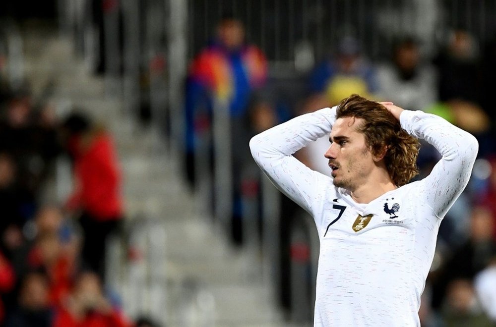 Griezmann did not report back for Atlético for pre-season on Sunday. AFP