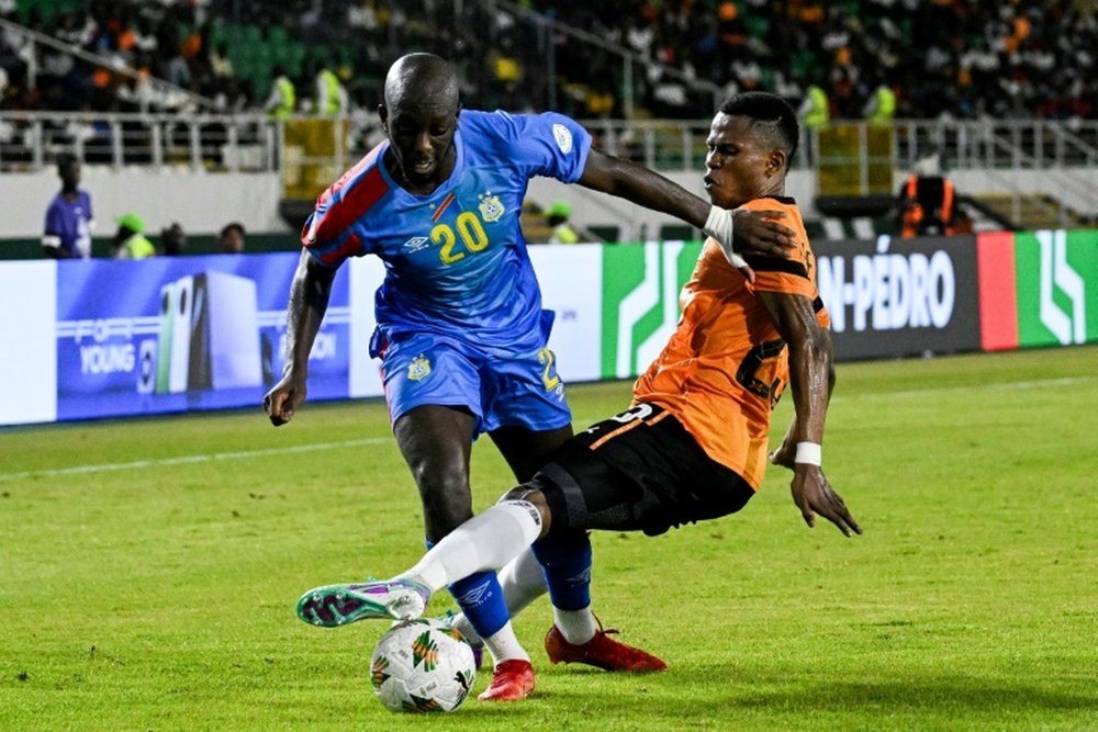 DR Congo came from behind to draw 1-1 with Zambia. AFP