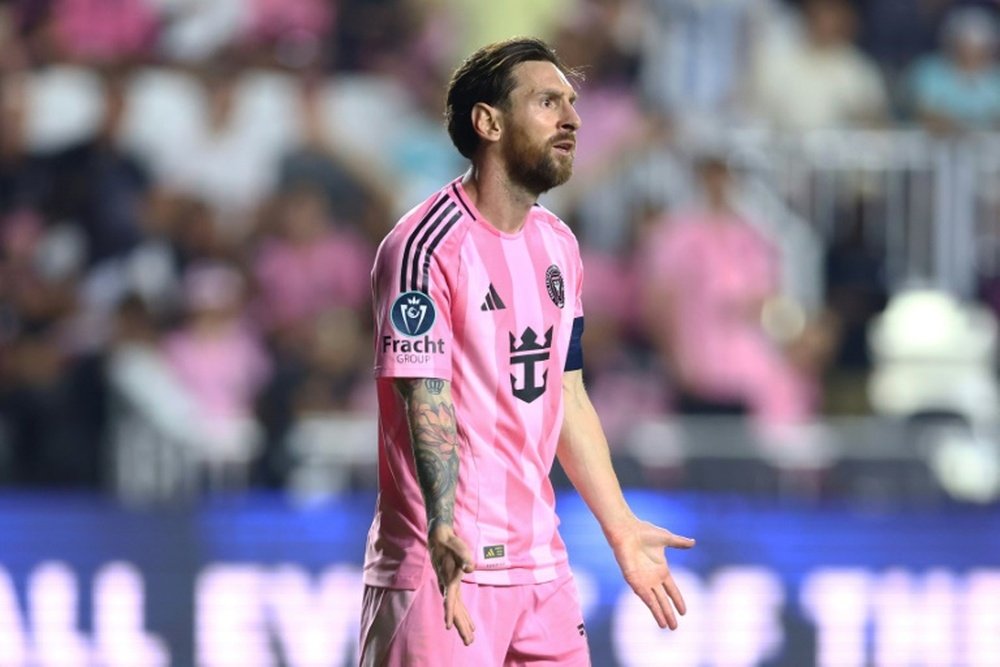 Messi's dream of winning Inter Miami's first CONCACAF Champions Cup title ended. AFP