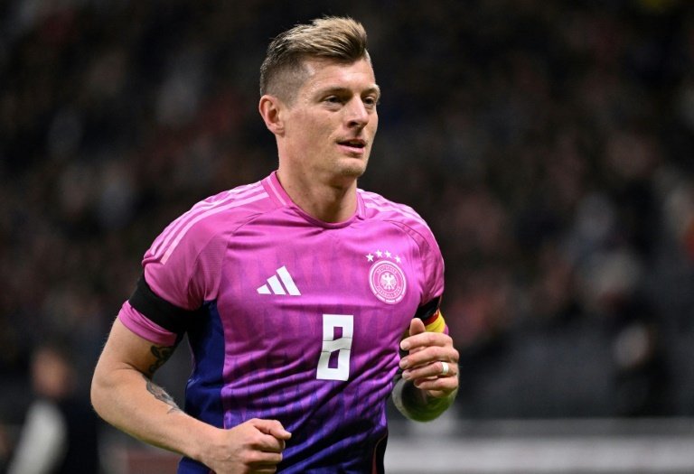 Toni Kroos will hang up his boots after Euro 2024. AFP