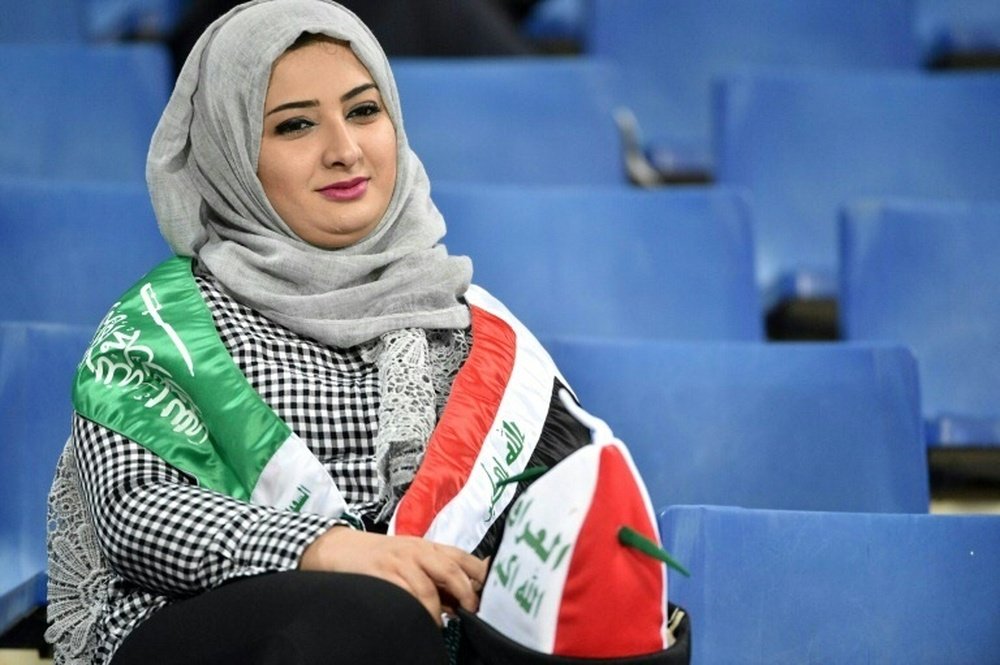 Women were only allowed buy tickets in family areas for the Italian Super Cup in Jed