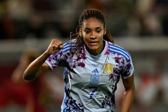 A Salma Paralluelo hat-trick inspired Spain to a 7-0 win in Belgium on Friday in the opening fixture of their Euro 2025 qualifying campaign, while Marie-Antoinette Katoto gave France a narrow home win over Ireland.