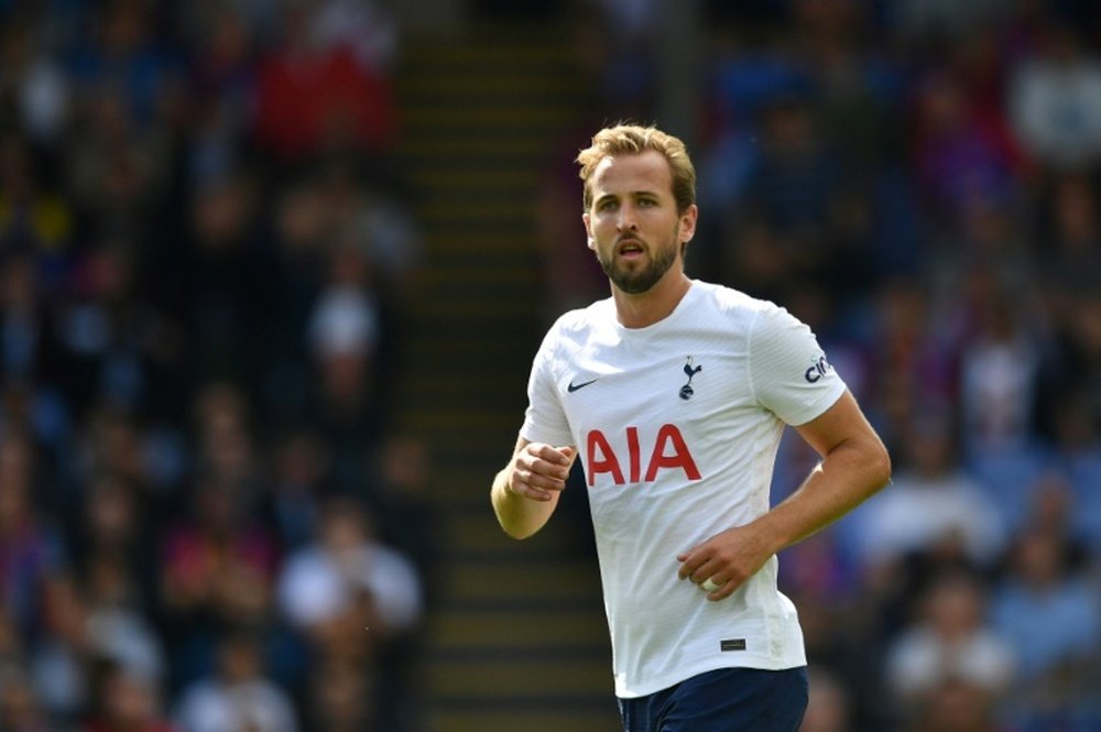 Harry Kane scored his 16th career hat-trick after coming on as a substitute against Mura. AFP