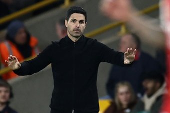 Arteta has urged his Arsenal team to seize the moment with just three matches remaining. AFP