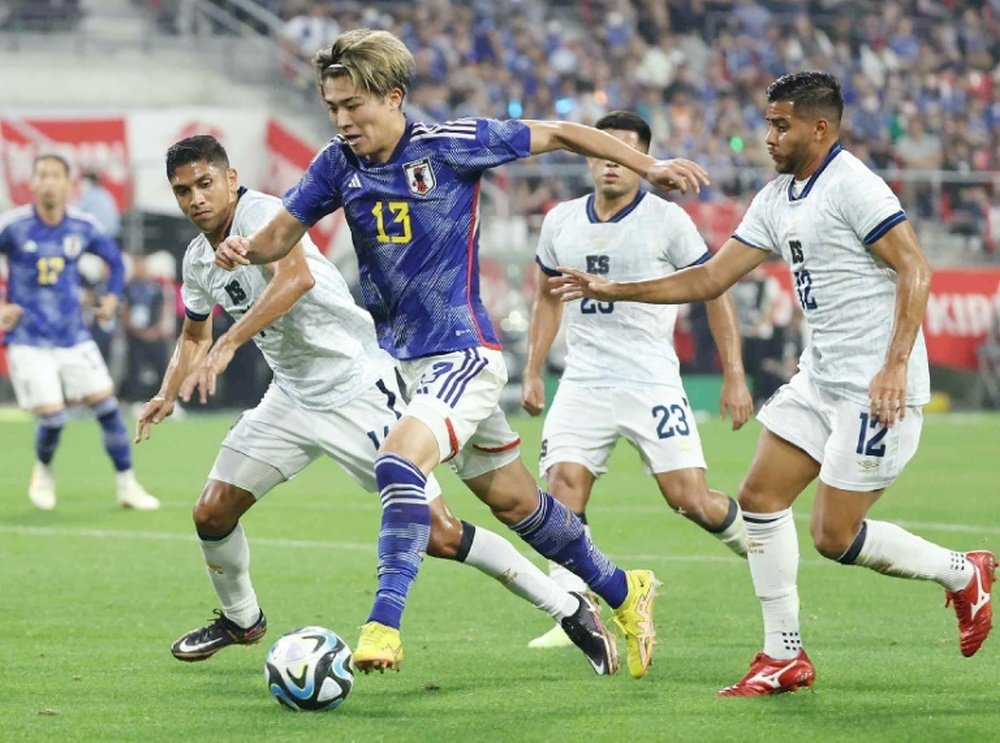 Japan dominated in the friendly against El Salvador. AFP