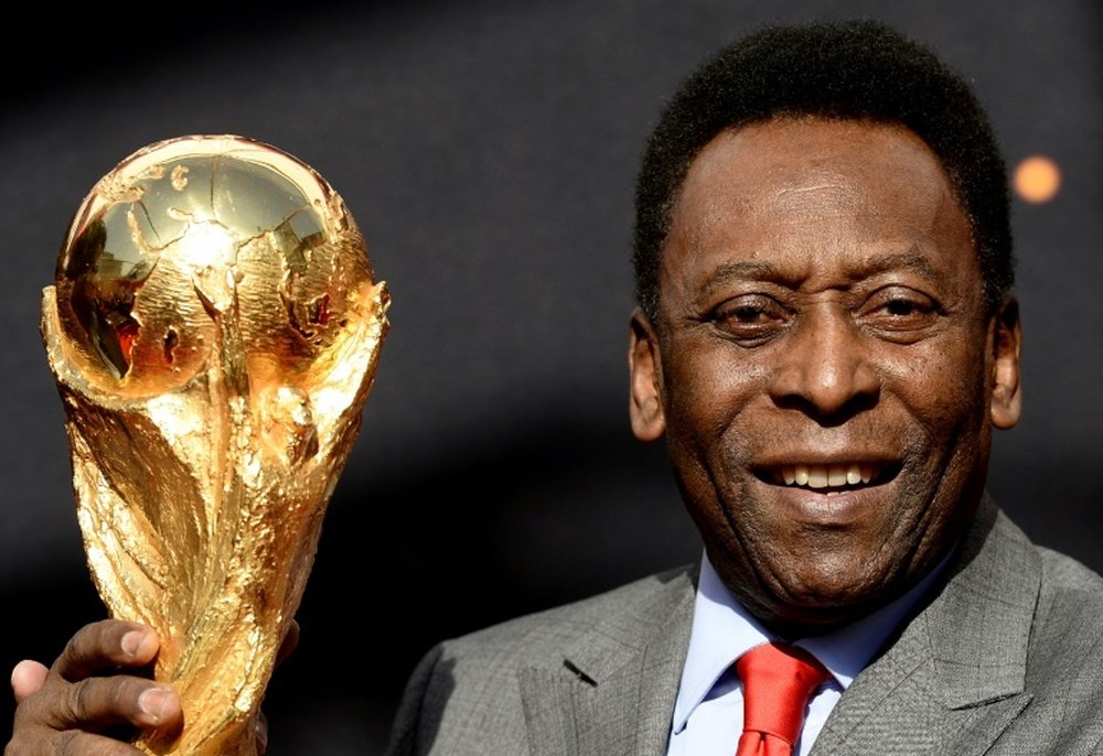 Pele spent Christmas Day in hospital due to his ill health. AFP