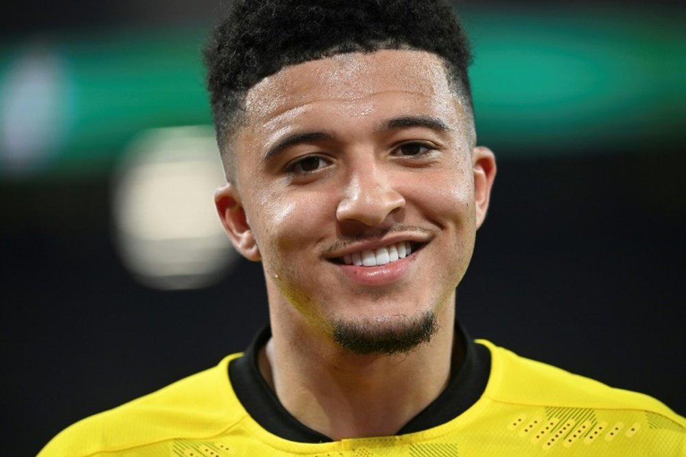 Sancho has joined Manchester United from Borussia Dortmund on a five-year deal. AFP