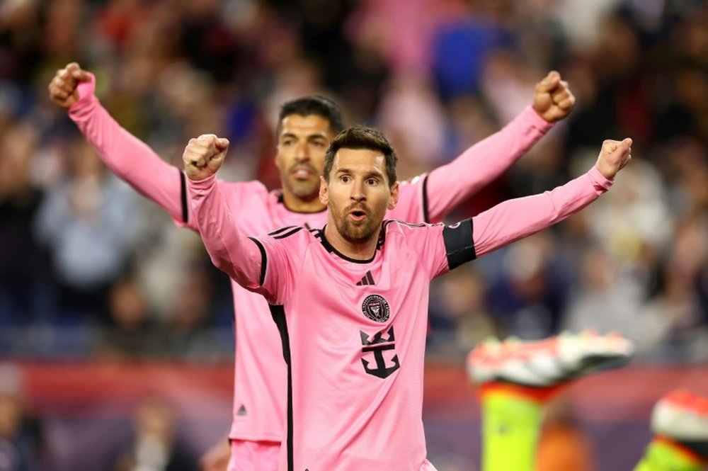 Messi took his tally to nine goals from seven appearances this season. AFP