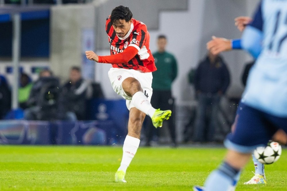 Tijjani Reijnders scored a brace as AC Milan beat Empoli 3-0. AFP
