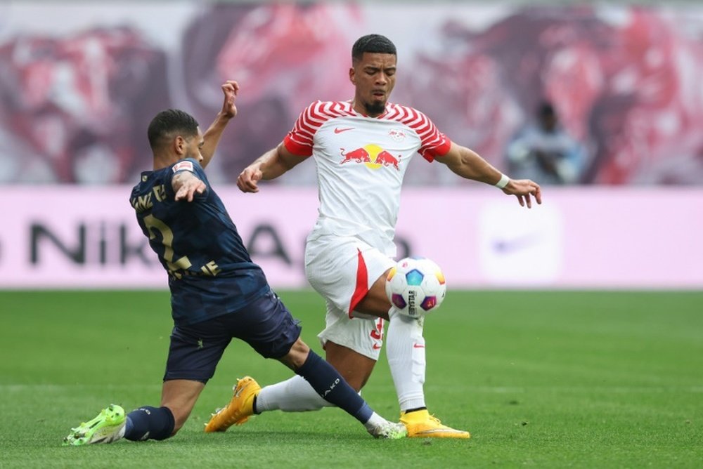 Benjamin Henrichs has extended at the club until 2028. AFP