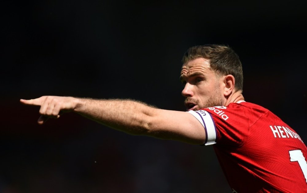Henderson was fiercely criticised over his move from Liverpool to Saudi club Al-Ettifaq. AFP