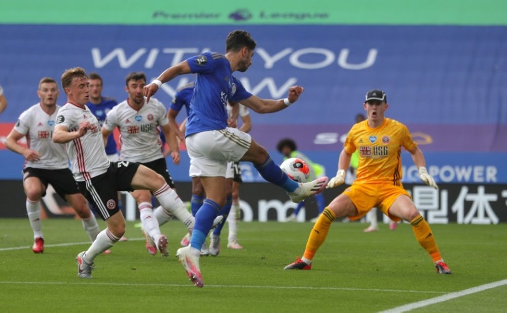 Leicester won 2-0. AFP