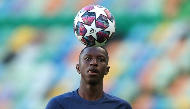 Amadou Haidara of Leipzig has tested positive for coronavirus. AFP