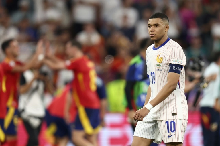 Maskless Mbappe upstaged in France Euro 2024 semifinal defeat