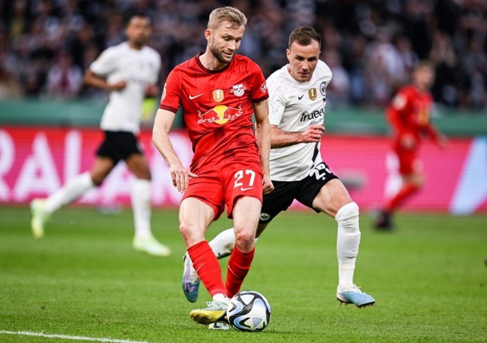 Laimer is Bayern's first summer signing. AFP