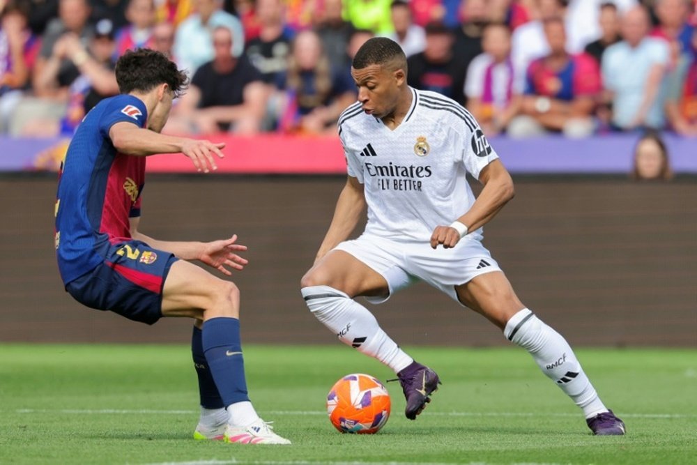 Kylian Mbappe is hoping to win the European Golden Shoe. AFP
