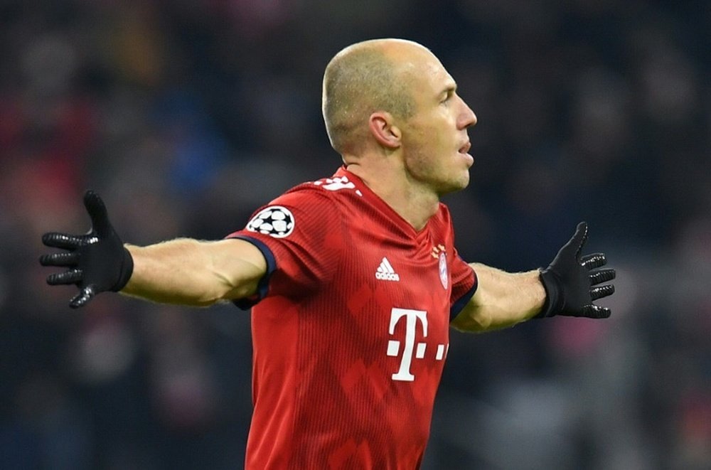Robben's mystery thigh injury prevails. AFP
