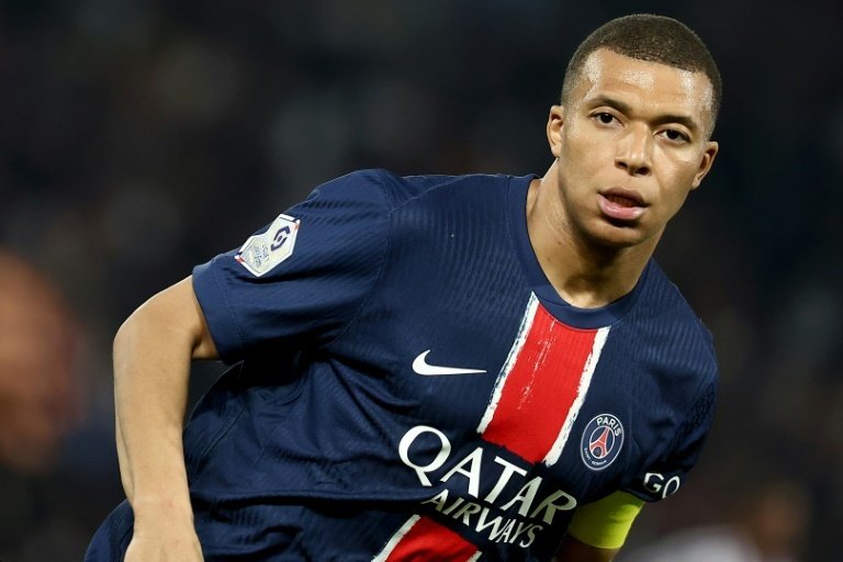 Kylian Mbappe played his last home game for PSG against Toulouse. AFP