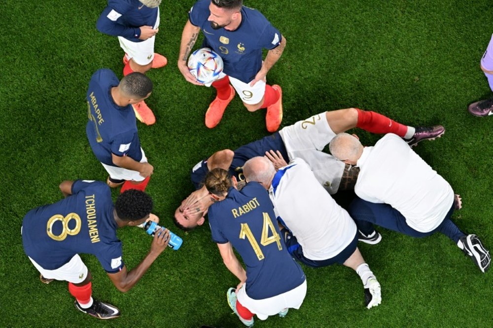 France defender Hernandez limps out of World Cup. AFP
