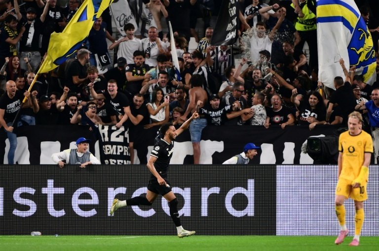Lloyd Kelly capped a remarkable fightback with a last-gasp equaliser for Juventus. AFP