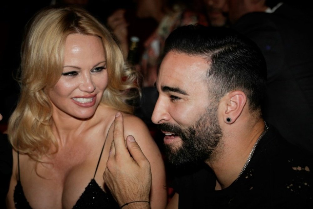 Pamela Anderson had a strong message for Adil Rami on Instagram. AFP