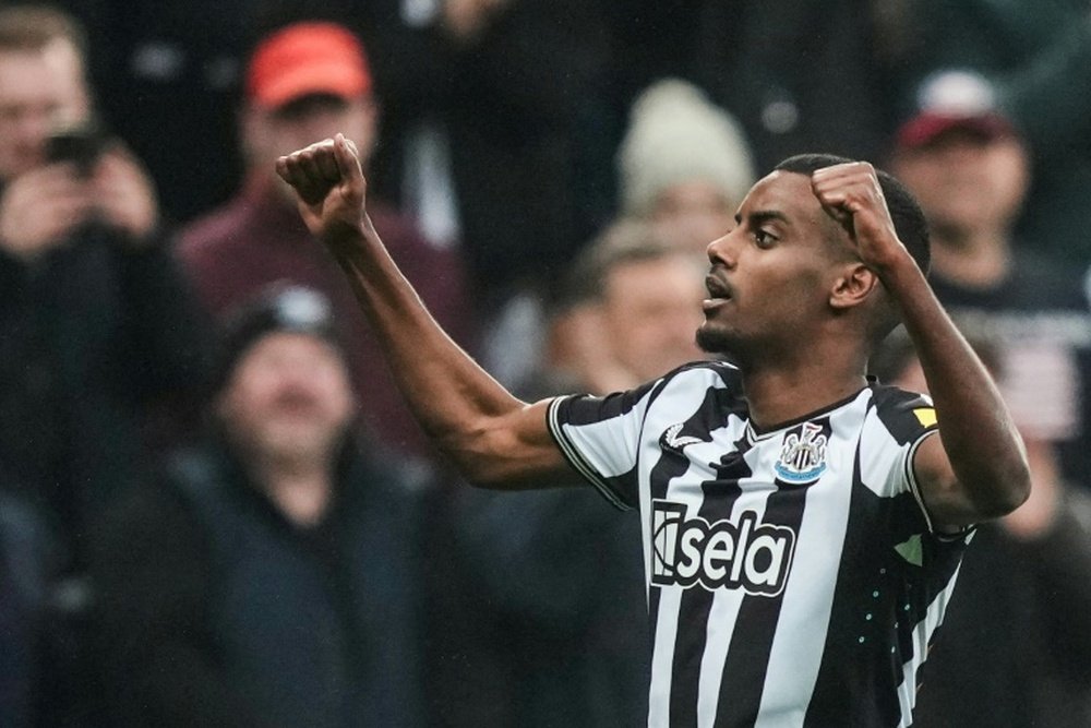 Alexander Isak has scored 19 goals for Newcastle this season. AFP