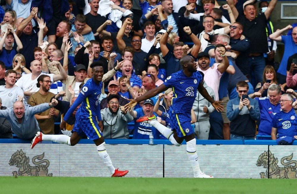 Lukaku gave Chelsea the three points with his first couple of goals at Stamford Bridge. AFP