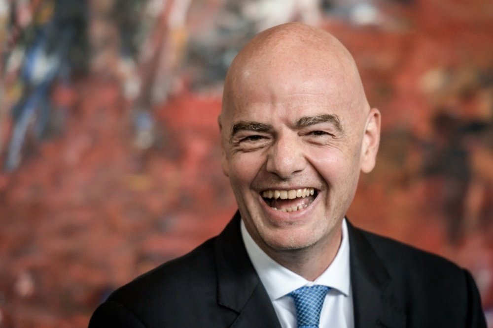 Gianni Infantino has now been elected to the IOC. AFP