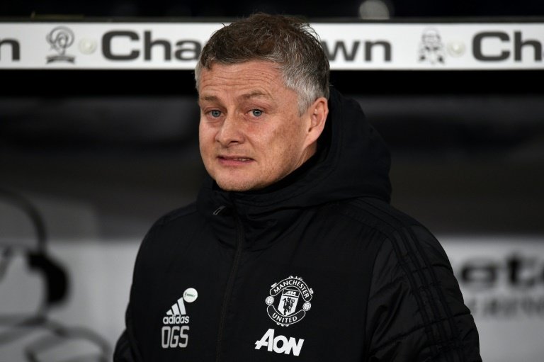 Ole Gunnar Solskjaer is still in regular contact with his Man Utd squad. AFP