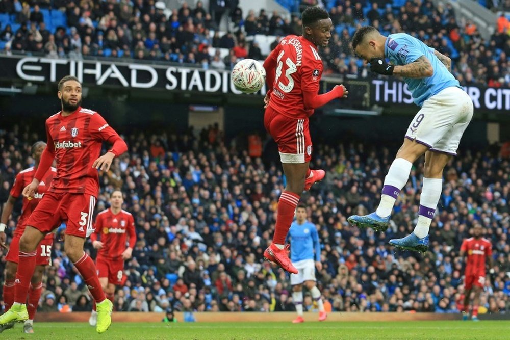 Man City cruise past 10-man Fulham in FA Cup. AFP